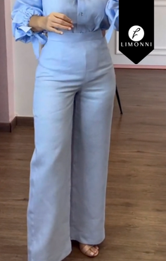 Pantalones Limonni Cayena LI5427 Pantalones Largos - Blanco