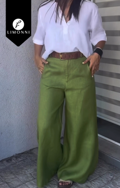 Sets Limonni Cayena LI5437 Set pantalon - Blanco