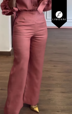 Pantalones Limonni Cayena LI5442 Pantalones Largos - Blanco