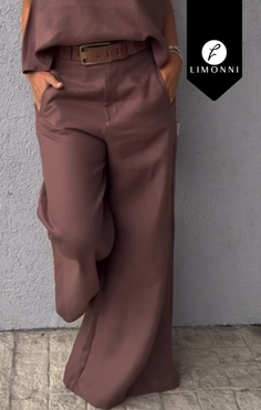 Pantalones Limonni Cayena LI5443 Pantalones Largos - Blanco