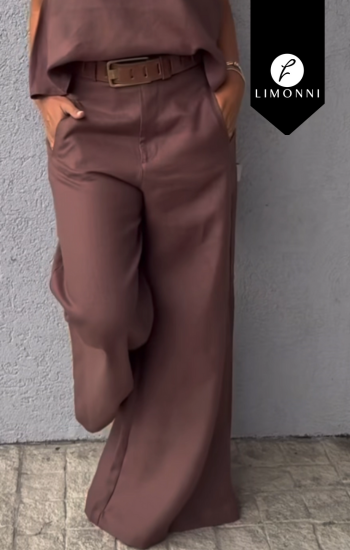 Pantalones Limonni Cayena LI5443 Pantalones Largos - Blanco