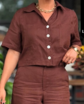 Blusas para mujer Limonni Cayena LI5450 Camiseras - Avena