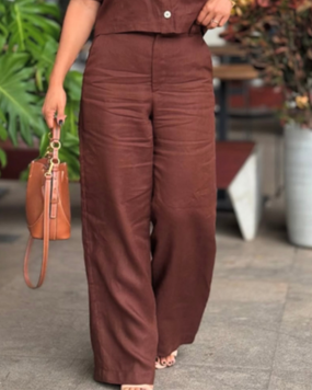 Pantalones Limonni Cayena LI5451 Largos elegantes - Blanco