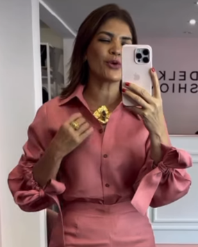 Blusas para mujer Limonni Cayena LI5457 Camiseras - Rosado