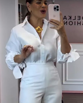 Blusas para mujer Limonni Cayena LI5467 Camiseras - Blanco