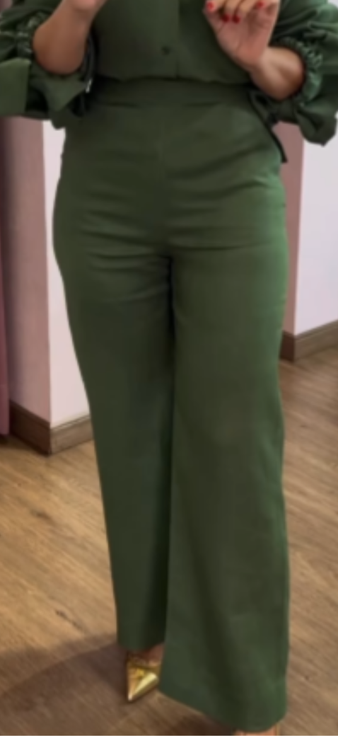 Pantalones Limonni Cayena LI5471 Largos elegantes - Amarillo