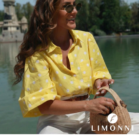 Blusas para mujer Limonni Cayena LI5474 Camiseras - Blanco