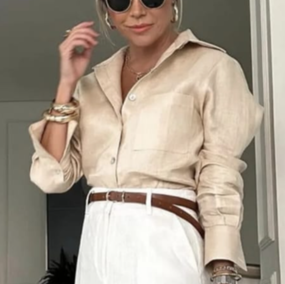 Blusas para mujer Limonni Cayena LI5475 Camiseras - Blanco
