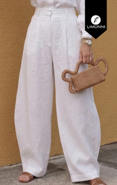 Pantalones Limonni Cayena LI5500 Pantalones Largos - Blanco