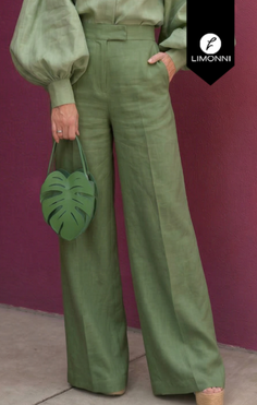 Pantalones Limonni Cayena LI5508 Pantalones Largos - Blanco