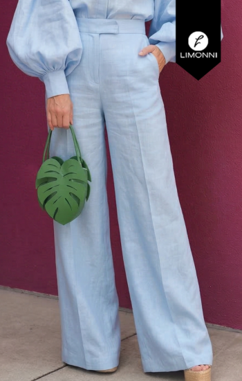 Pantalones Limonni Cayena LI5511 Pantalones Largos - Blanco