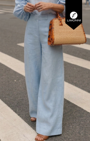 Pantalones Limonni Cayena LI5513 Pantalones Largos - Blanco