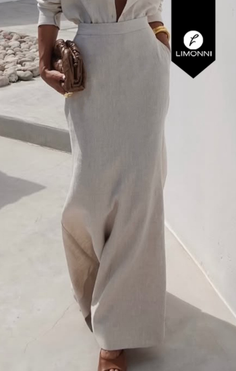 Faldas para mujer Limonni Cayena LI5516 Faldas - Blanco