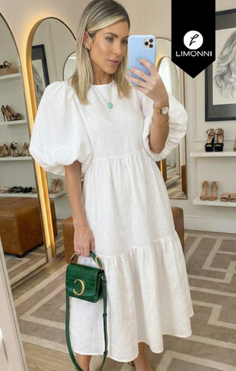 Vestidos para mujer Limonni Cayena LI5517 Maxidress - Fuscia