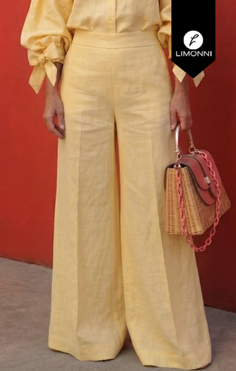 Pantalones Limonni Cayena LI5532 Pantalones Largos - Azul Cielo