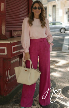 Sets Limonni Cayena LI5539 Set pantalon - Blanco