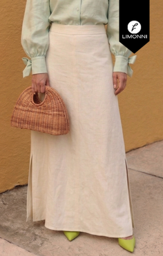 Faldas para mujer Limonni Cayena LI5553 Faldas - Blanco