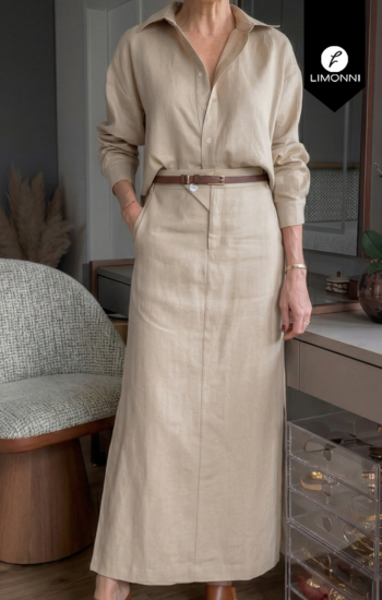 Sets Limonni Cayena LI5558 Set falda - Beige