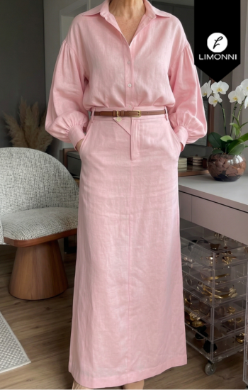 Sets Limonni Cayena LI5561 Set falda - Rosado