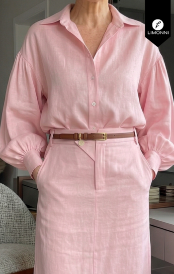 Blusas para mujer Limonni Cayena LI5562 Camiseras - Blanco