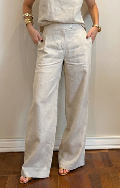 Pantalones Limonni Cayena LI5572 Pantalones Largos - Blanco