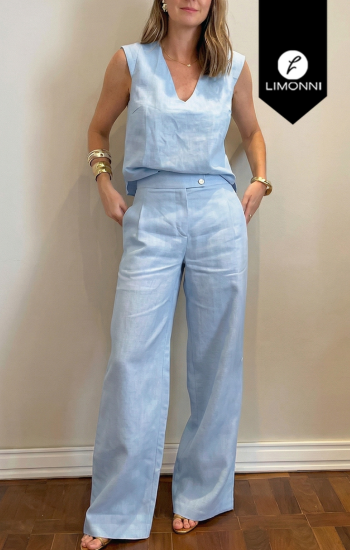 Sets Limonni Cayena LI5576 Set pantalon - Blanco