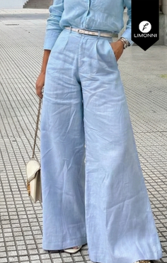 Pantalones Limonni Cayena LI5590 Pantalones Largos - Blanco