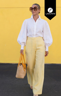 Sets Limonni Cayena LI5600 Set pantalon - Blanco