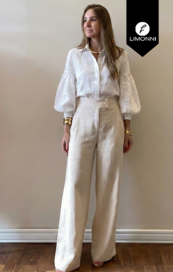 Sets Limonni Cayena LI5606 Set pantalon - Blanco