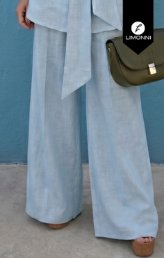 Pantalones Limonni Cariñito LI5650 Pantalones Largos - Azul Cielo