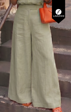 Pantalones Limonni Cariñito LI5658 Pantalones Largos - Blanco