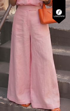 Pantalones Limonni Cariñito LI5663 Pantalones Largos - Rosado