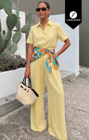 Sets Limonni Cariñito LI5678 Set pantalon - Blanco