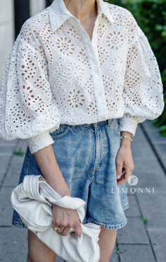 Blusas para mujer Limonni PLENA LI5781 Camiseras - Blanco