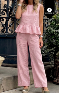 Sets Limonni PLENA LI5782 Set pantalon - Blanco