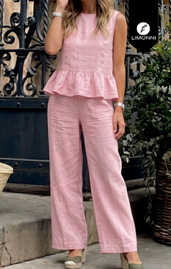 Sets Limonni PLENA LI5782 Set pantalon - Blanco