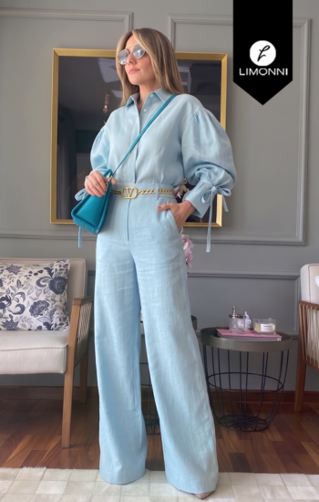 Sets Limonni PLENA LI5794 Set pantalon - Blanco