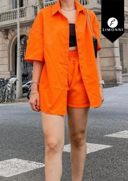 Sets Limonni Valiente LI4611 Set pantalon naranja