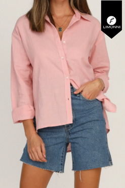 Blusas para mujer Limonni Mailia LI3361 Camiseras rosado