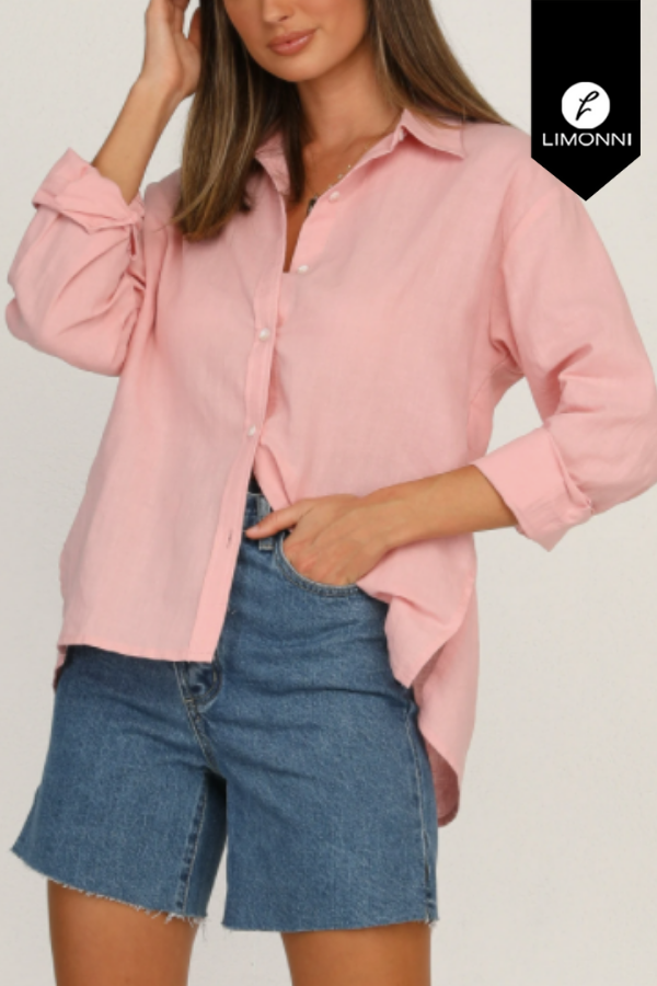 Blusas para mujer Limonni Mailia LI3361 Camiseras rosado