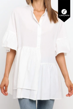 Blusas para mujer Limonni Mailia LI3423 Casuales blanco