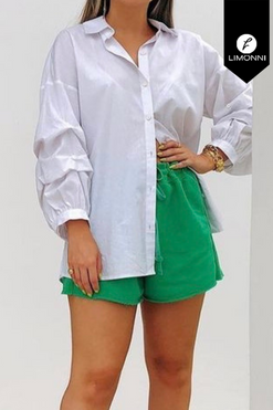 Blusas para mujer Limonni Mailia LI3432 Camiseras blanco