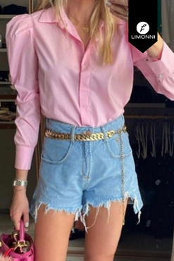 Blusas para mujer Limonni Mailia LI3443 Camiseras rosado