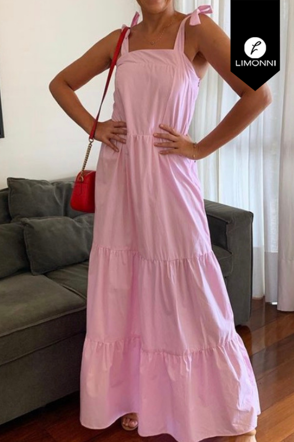 Vestidos para mujer Limonni Mailia LI3486 Maxidress rosa