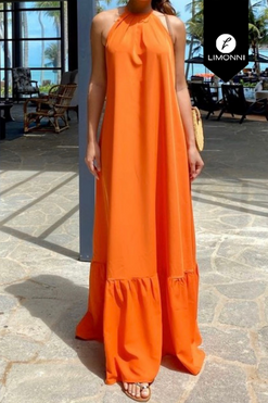 Bridal Limonni Mailia LI3488 Maxidress blanco