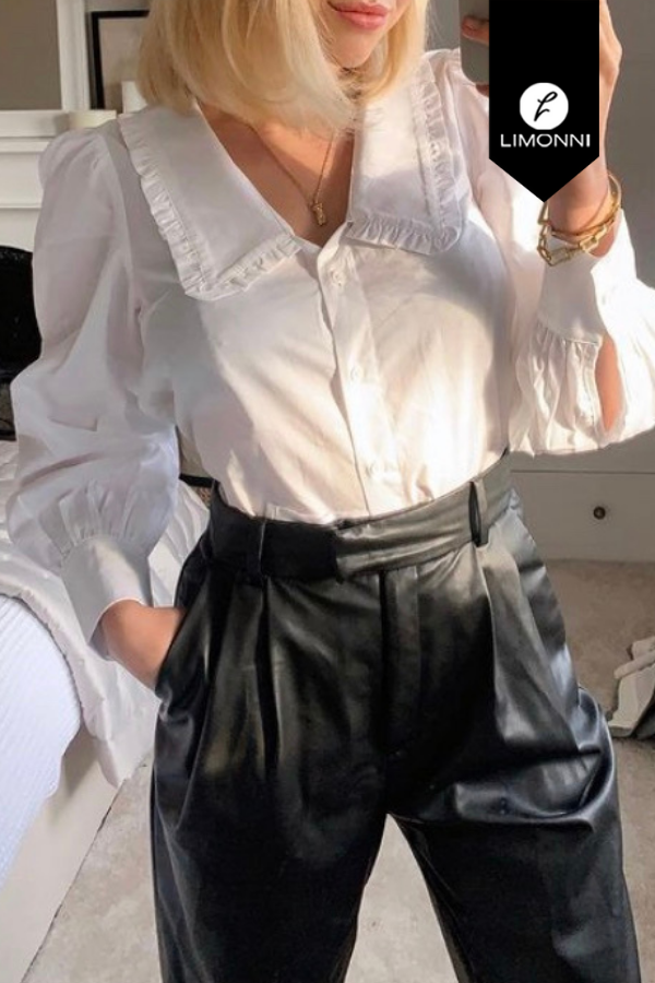 Blusas para mujer Limonni Mailia LI3494 Camiseras blanco