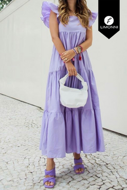 Vestidos para mujer Limonni Mailia LI3589 Maxidress lila