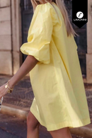 Vestidos para mujer Limonni Mailia LI3613 Cortos Casuales amarillo