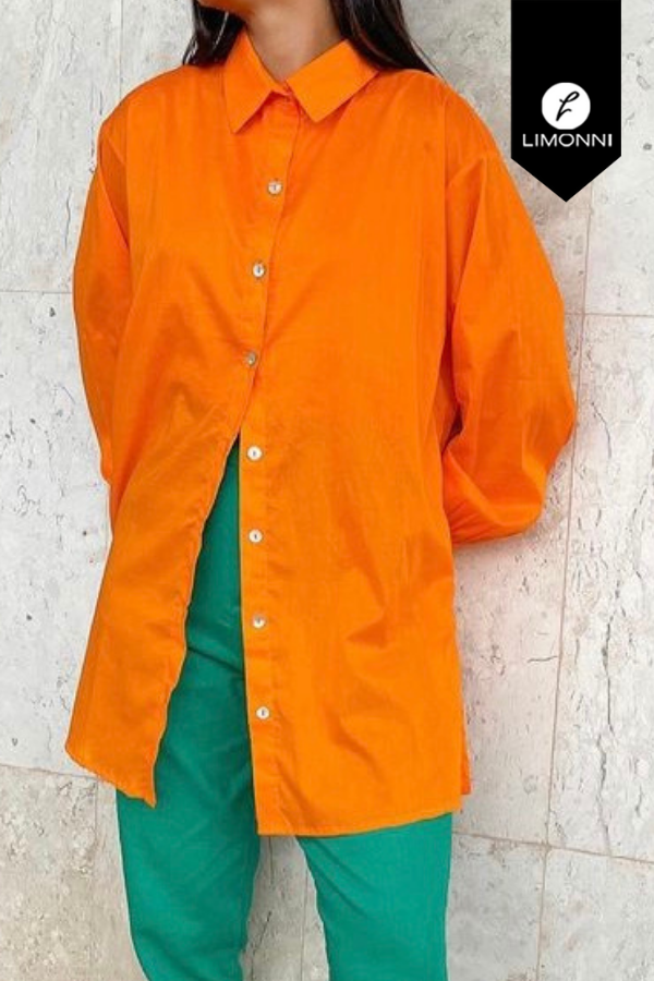 Blusas para mujer Limonni Mailia LI3619 Camiseras naranja