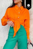 Blusas para mujer Limonni Mailia LI3619 Camiseras naranja